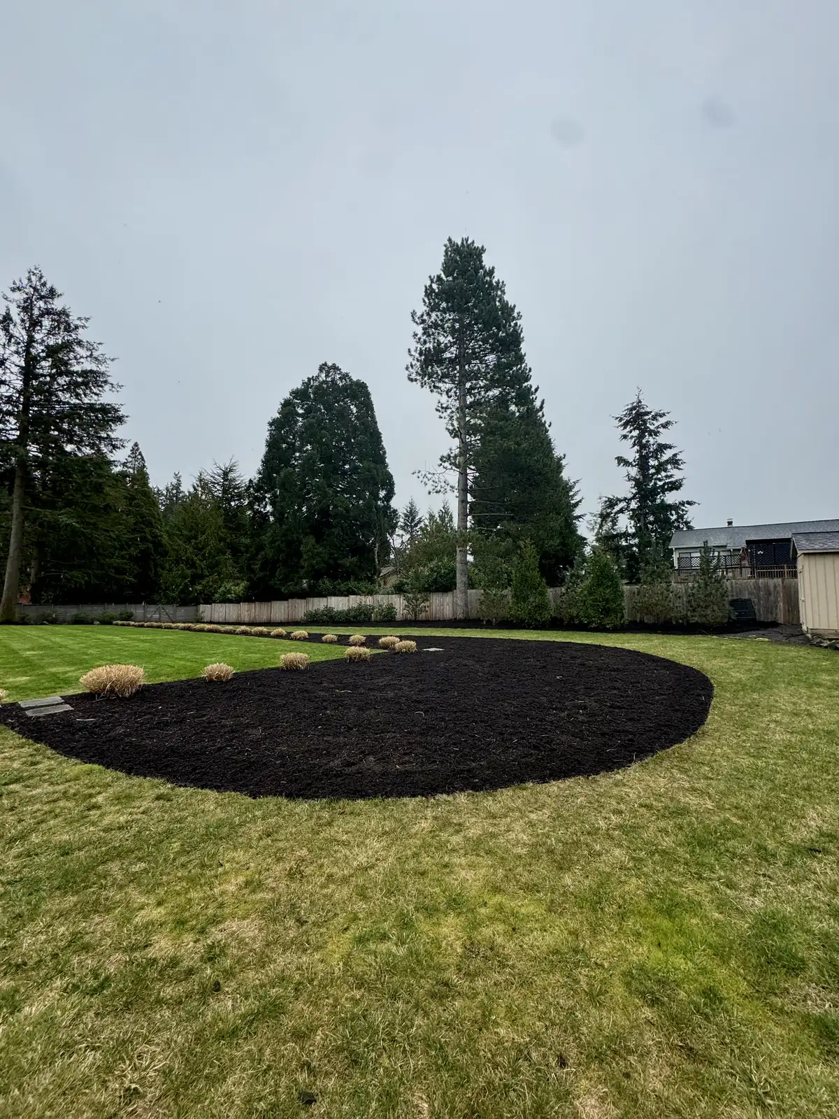 Finished landscape surface and outdoor transition work by CreekView Landscape